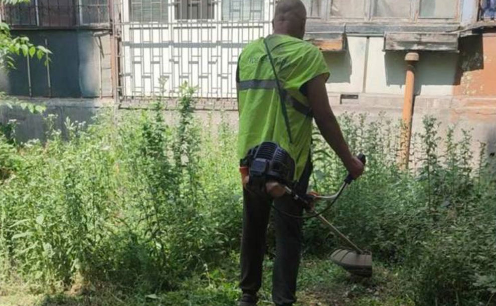 Компанія « Екологія-Д» регулярно проводить покіс трави