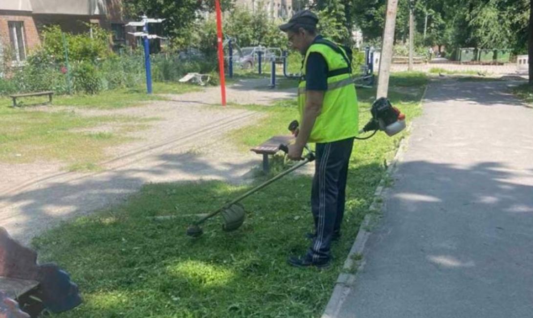 Компанія « Екологія-Д» регулярно проводить покіс трави
